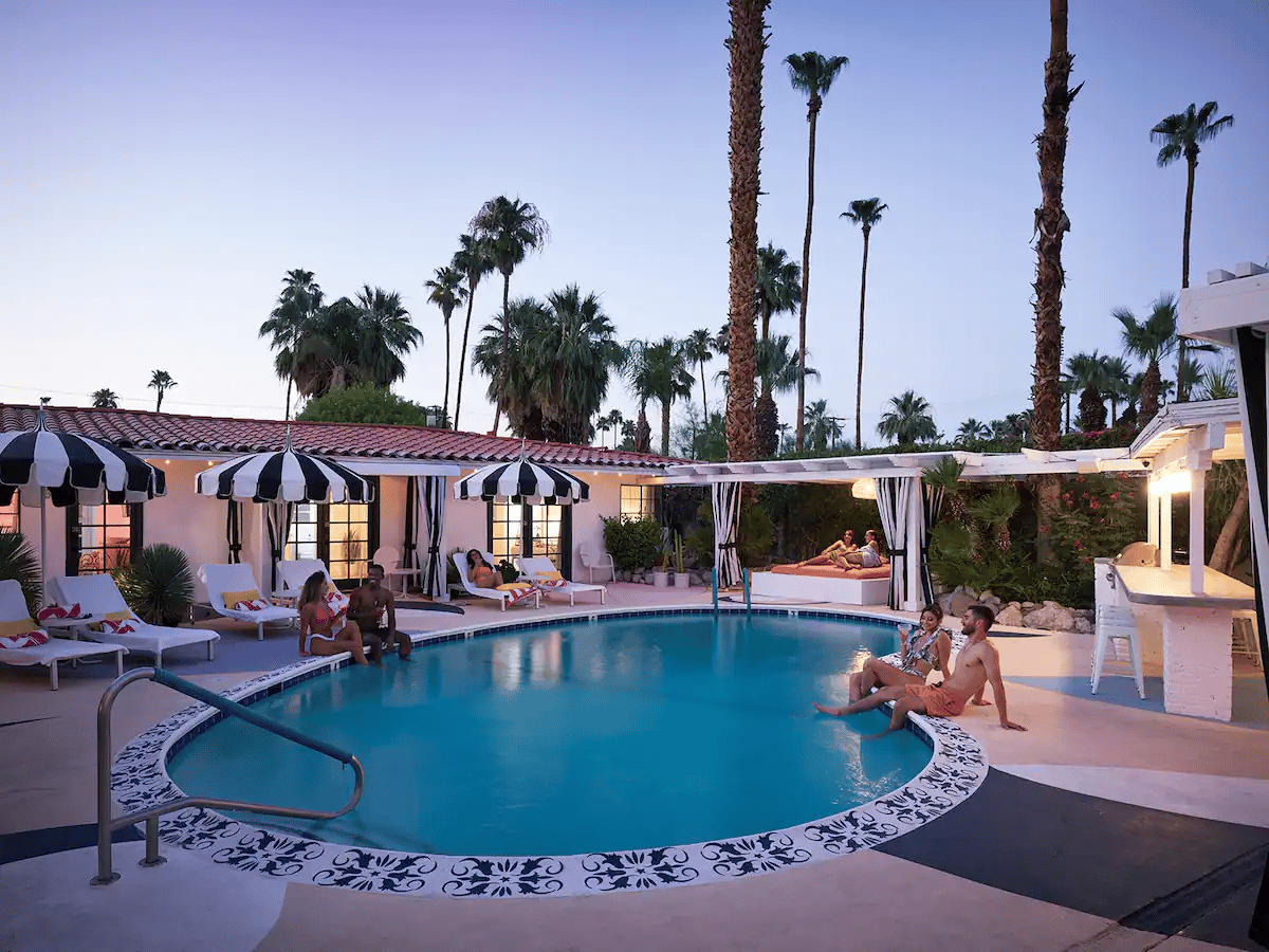 pool side of Spirit of Sofia boutique hotel