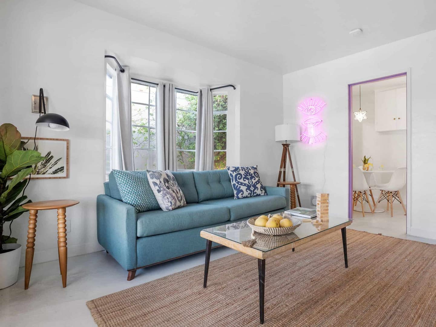 Bright living room