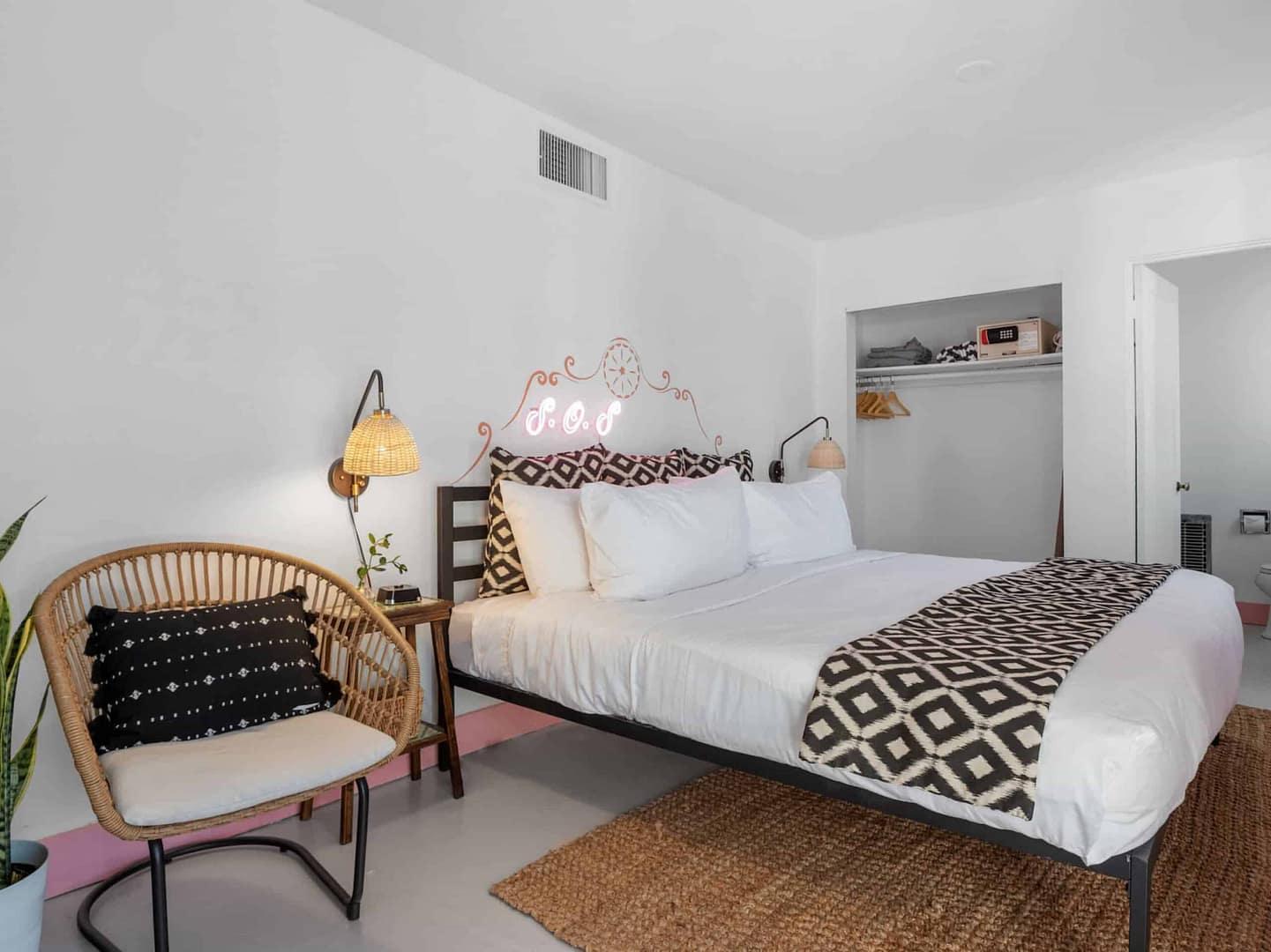 Stylish hotel room