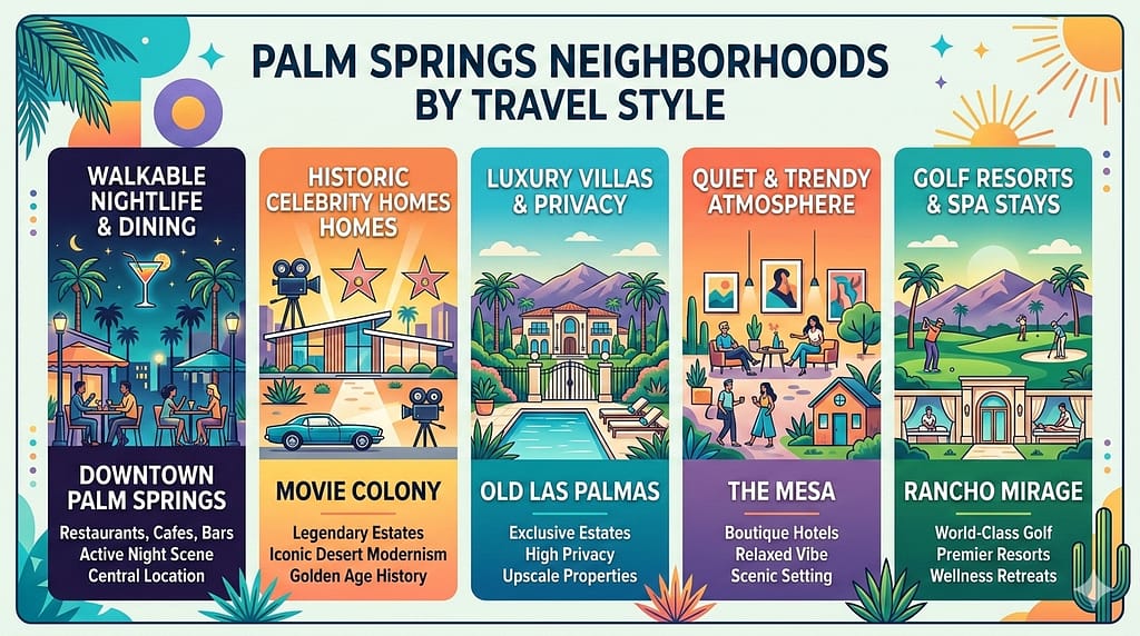 Best Areas to Stay in Palm Springs for First-Time Visitors