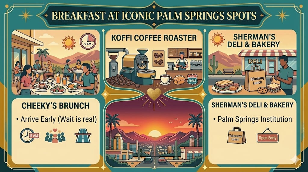 Breakfast At Iconic Palm Springs Spots