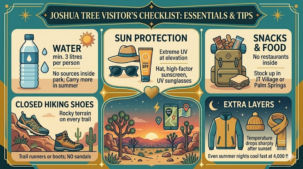 What To Pack For A Joshua Tree Day Trip