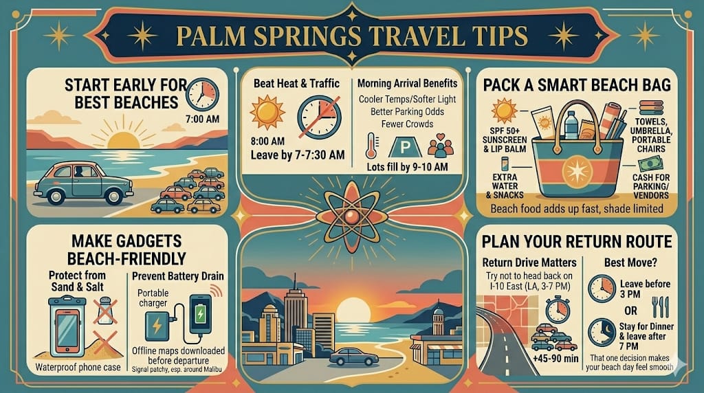 Palm Springs Beach Day Trip Tips