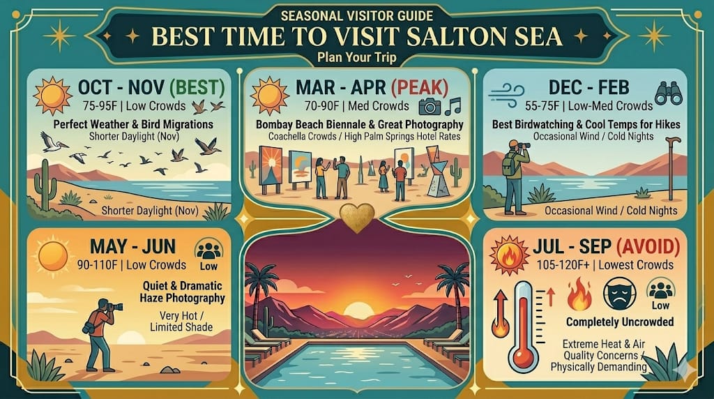 Best Time to Visit the Salton Sea from Palm Springs