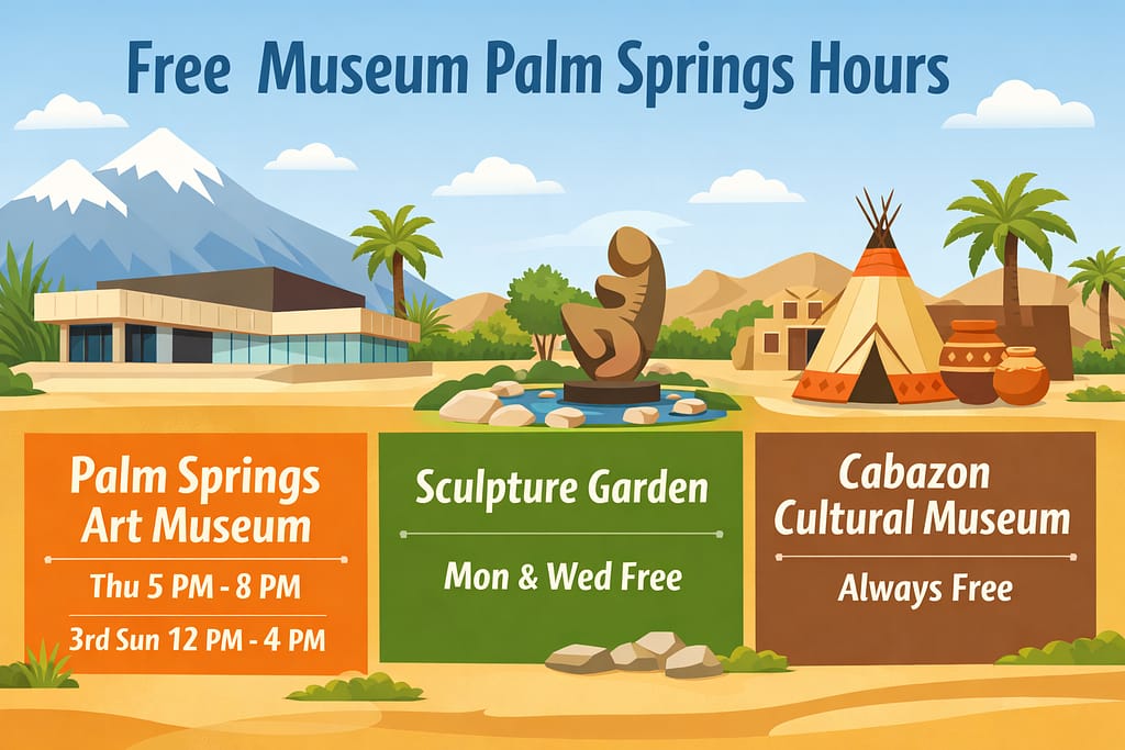 Free Museum Palm Springs Hours Summary