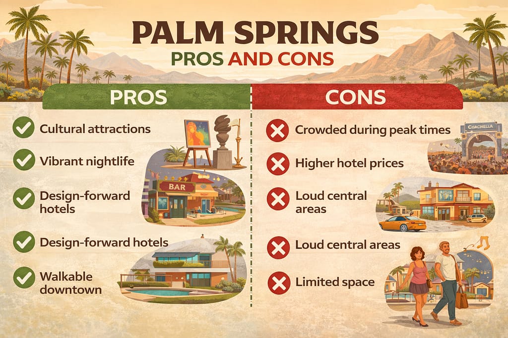 Palm Springs Pros And Cons