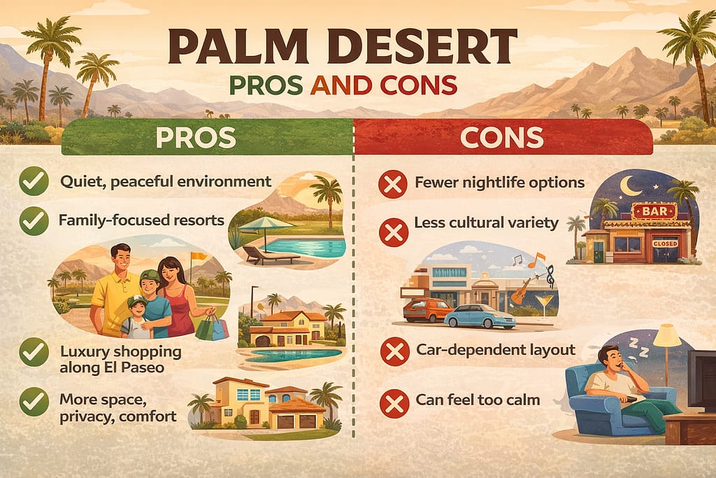 Palm Desert Pros And Cons