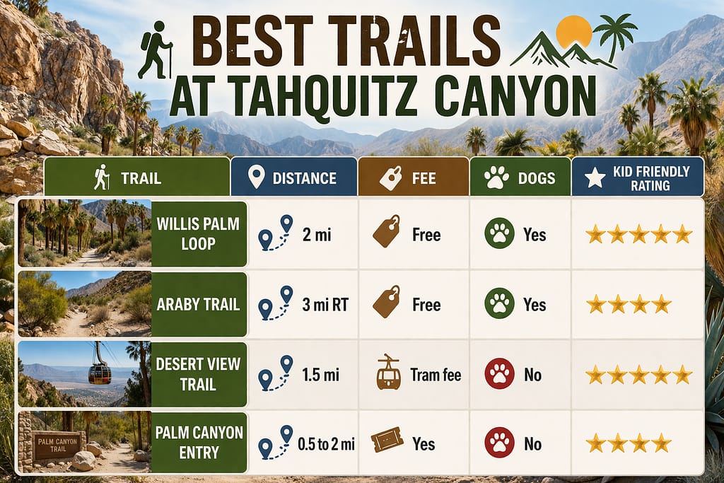 Best Trails At Tahquitz Canyon