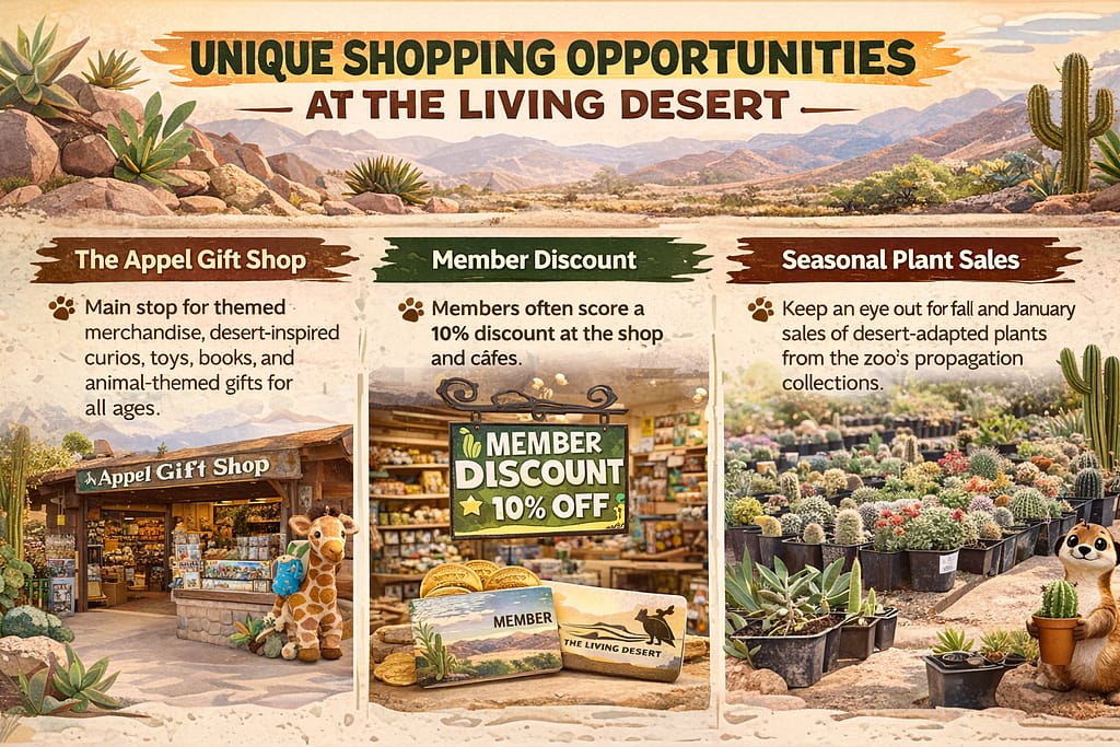Unique Shopping Opportunities at The Living Desert