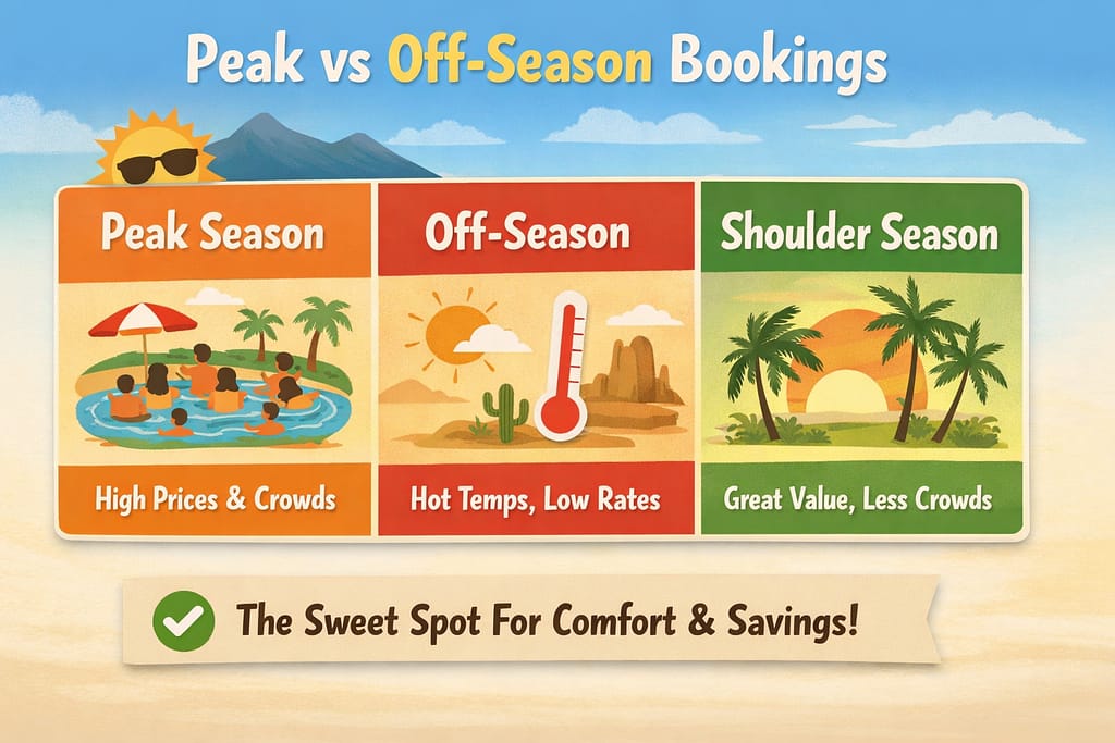 Best Time to Book Palm Springs Lazy River Hotels