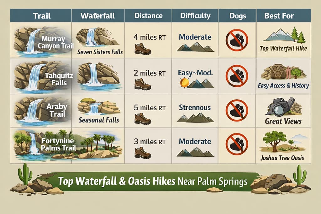 Best Waterfall Hike in Palm Springs