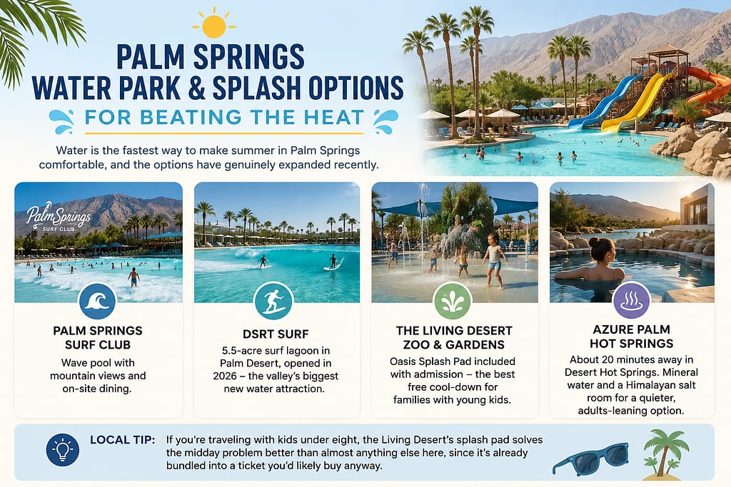 Palm Springs Water Park and Splash Options for Beating the Heat