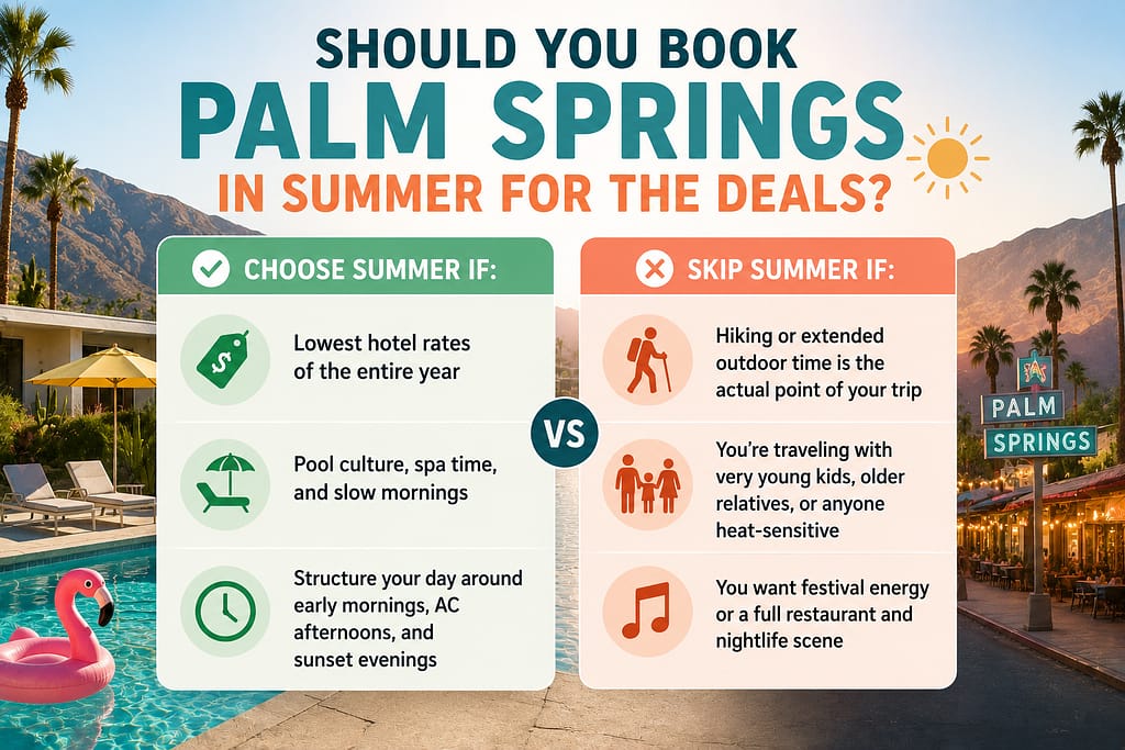 Should You Book Palm Springs in Summer 