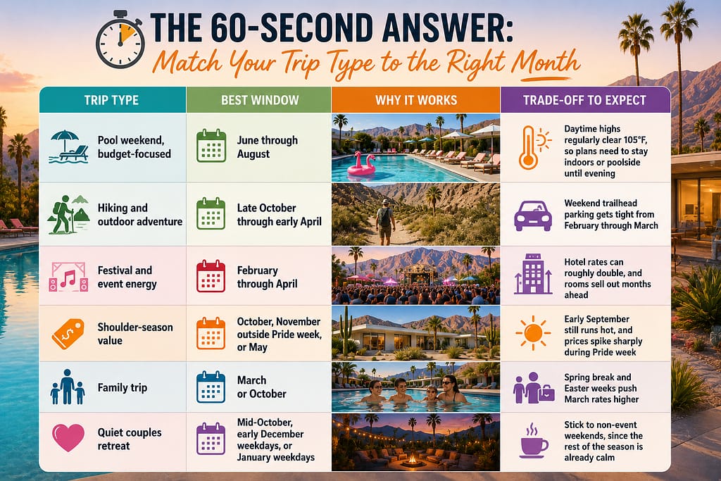 Match Your Trip Type to the Right Month