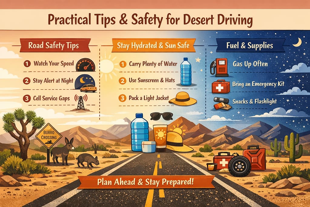 Practical Tips & Safety for Driving from Las Vegas to Palm Springs