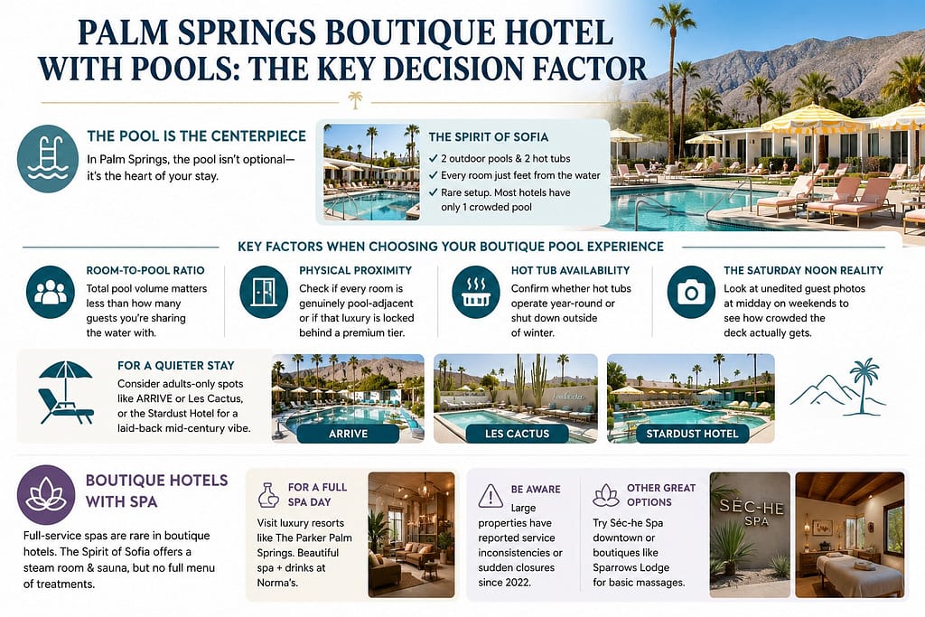 Palm Springs Boutique Hotel With Pools