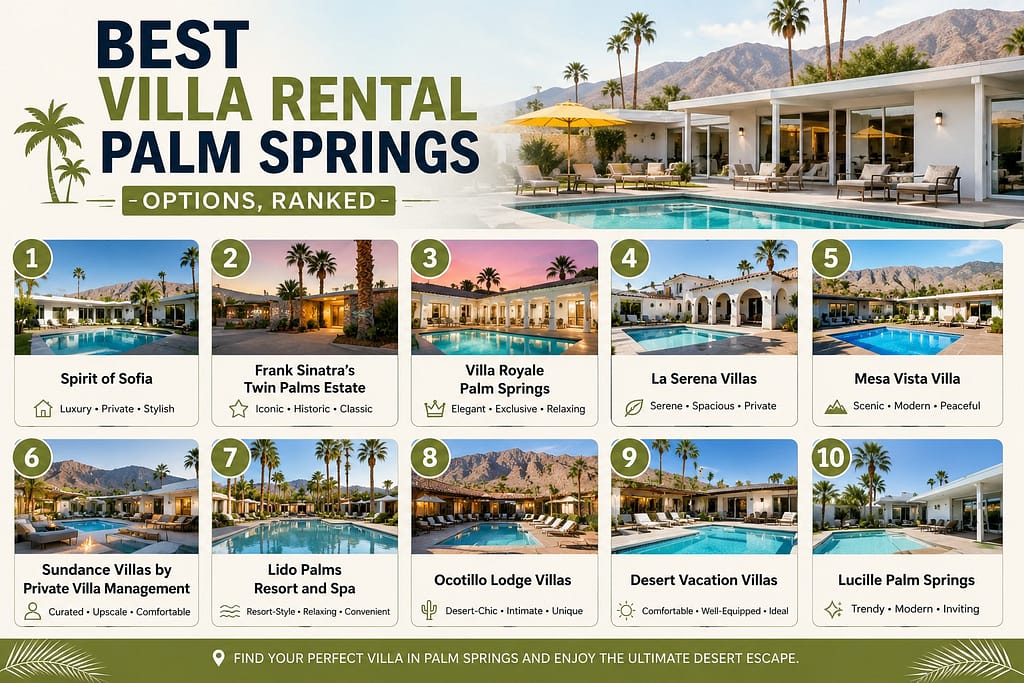 10 Best Villa Rental Palm Springs