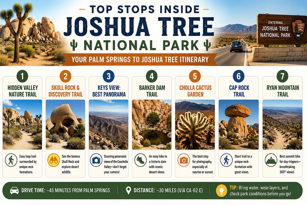 Top Stops Inside Joshua Tree National Park