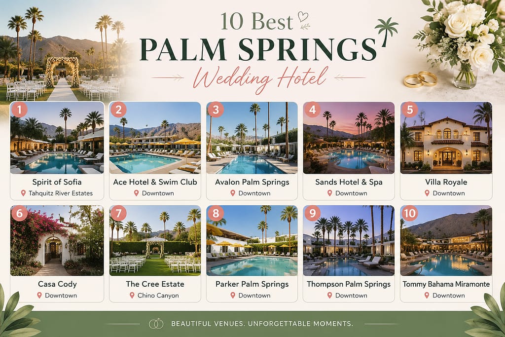 10 Best Palm Springs Wedding Hotels