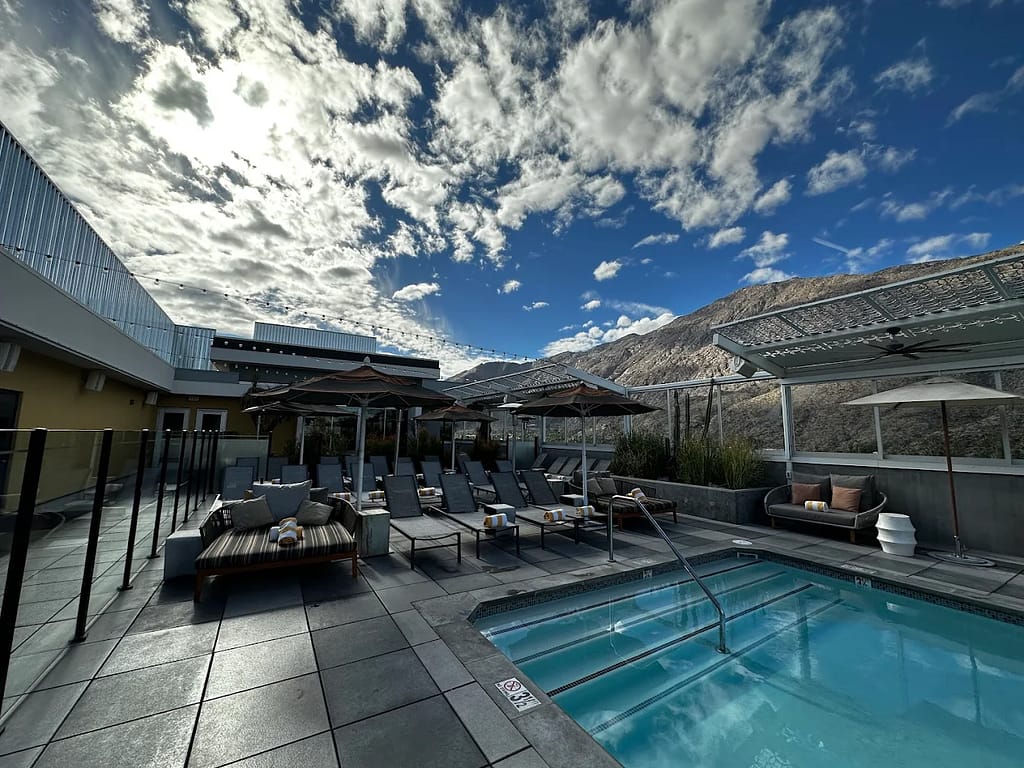 Kimpton Rowan Palm Springs: Best Rooftop View for a Birthday
