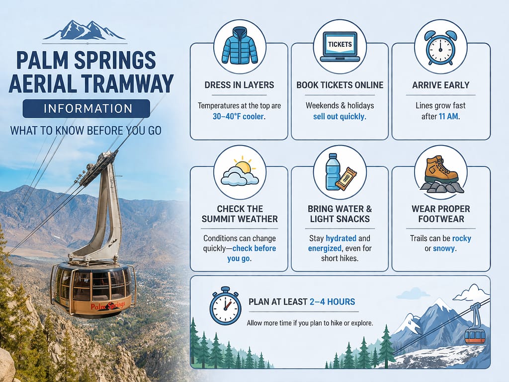 Palm Springs Aerial Tramway Information: What To Know Before You Go