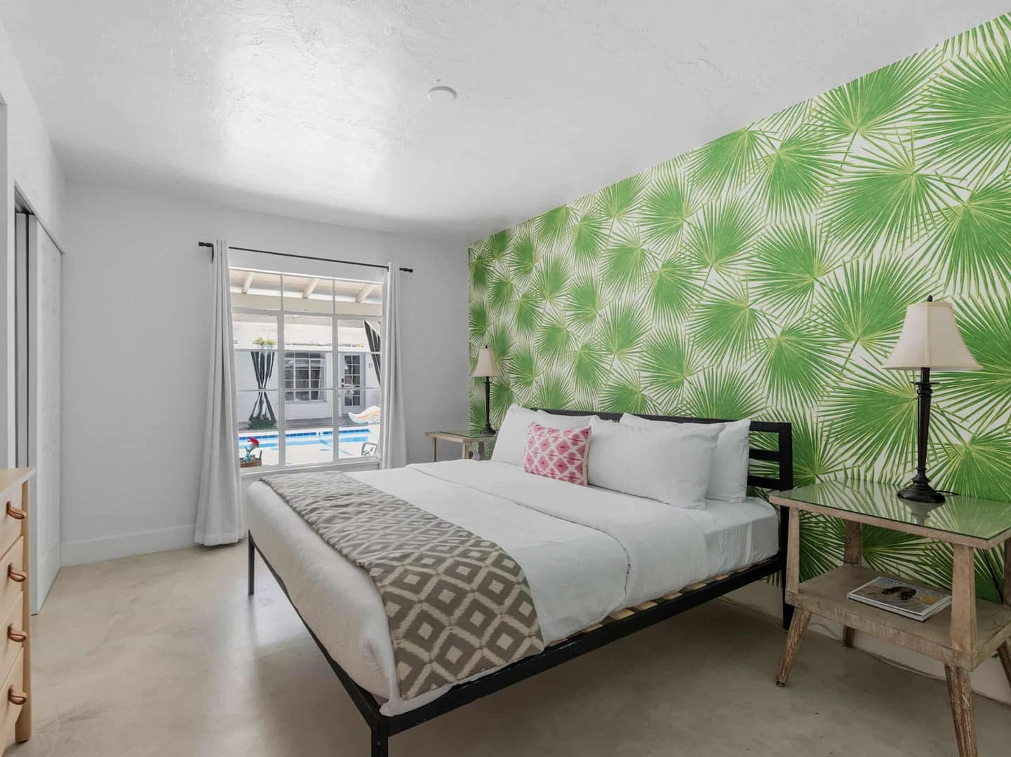 Cozy hotel room in Palm Springs