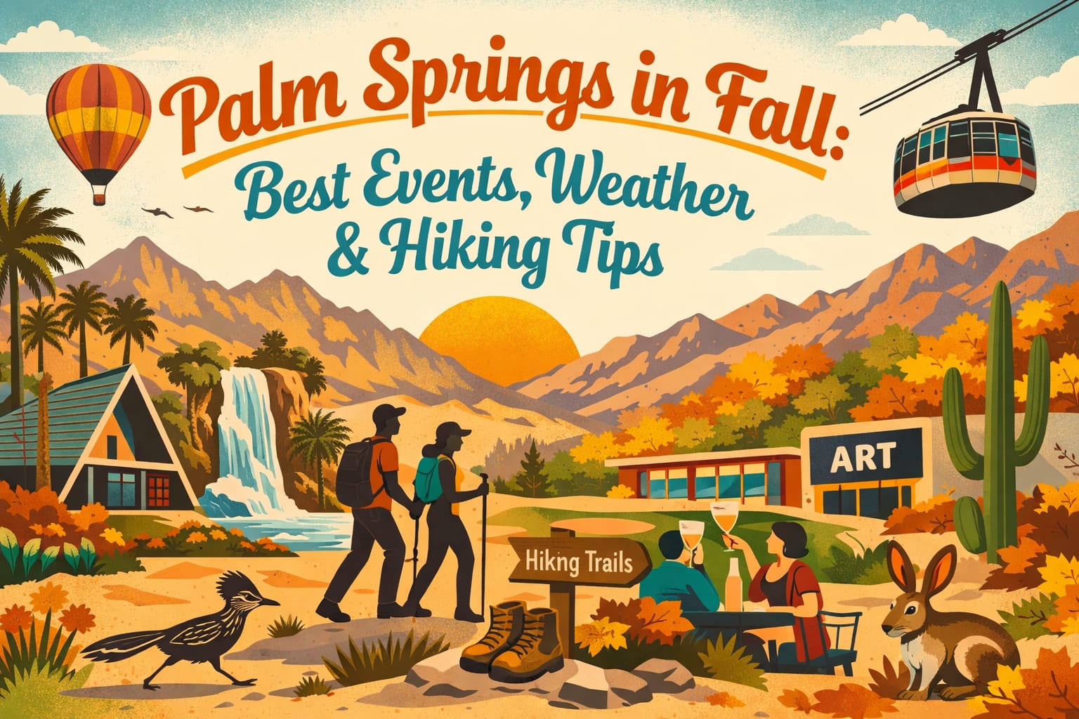 Palm Springs in Fall