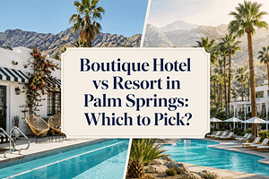 Boutique Hotel vs Resort in Palm Springs