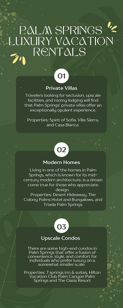 Palm Springs Luxury Vacation Rentals