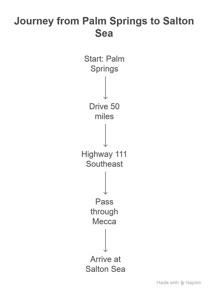 How Far is the Salton Sea from Palm Springs