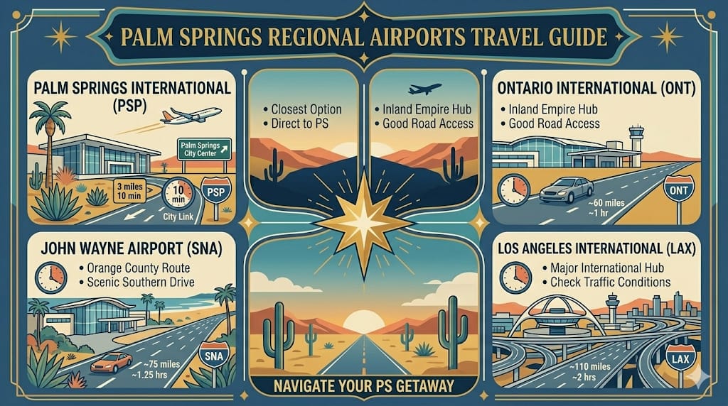 Flying Into Palm Springs Airport (PSP) And Nearby Alternatives