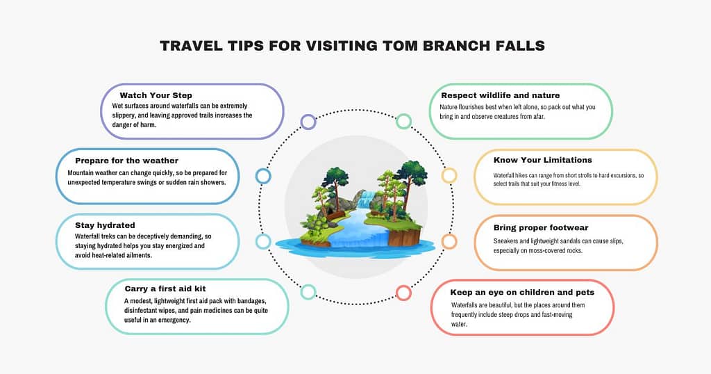 Travel Tips for Visiting Tom Branch Falls NC