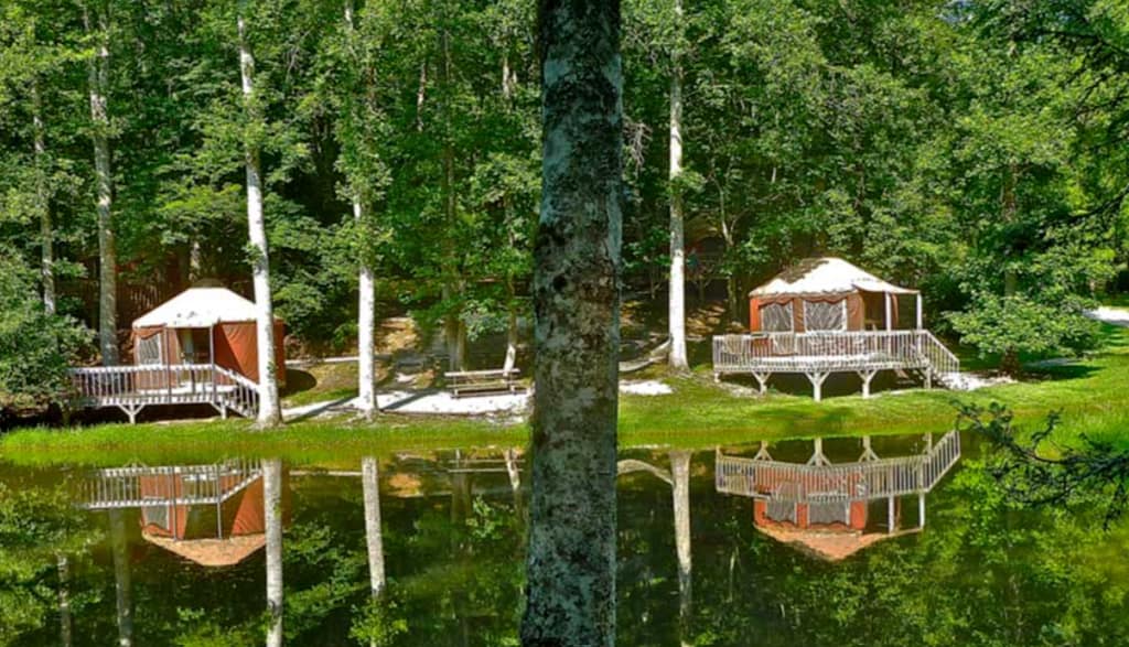 Yurt Stays Near Bryson City NC: 7 Epic Glamping Picks (2026) 3 Falling Waters Nantahala
