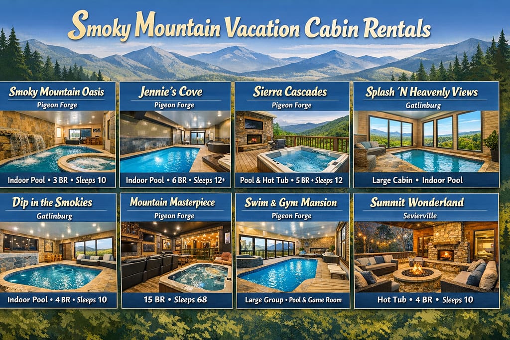 Top Named Cabins With Private Pools In The Smoky Mountains