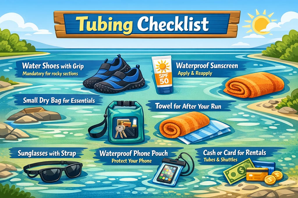 Tubing Checklist