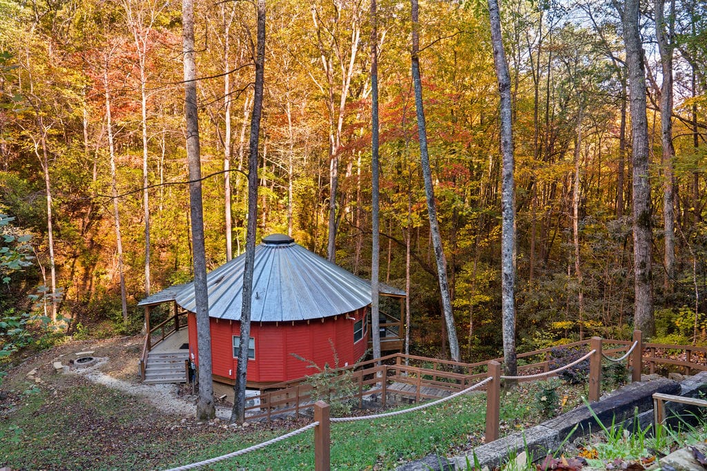 Yurt - Laughing Water - Elk Hollow Fall