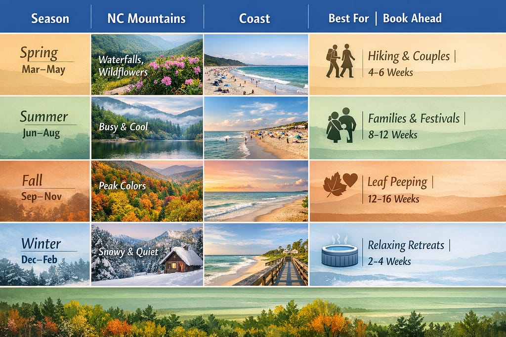 Best Time to Go Glamping in North Carolina