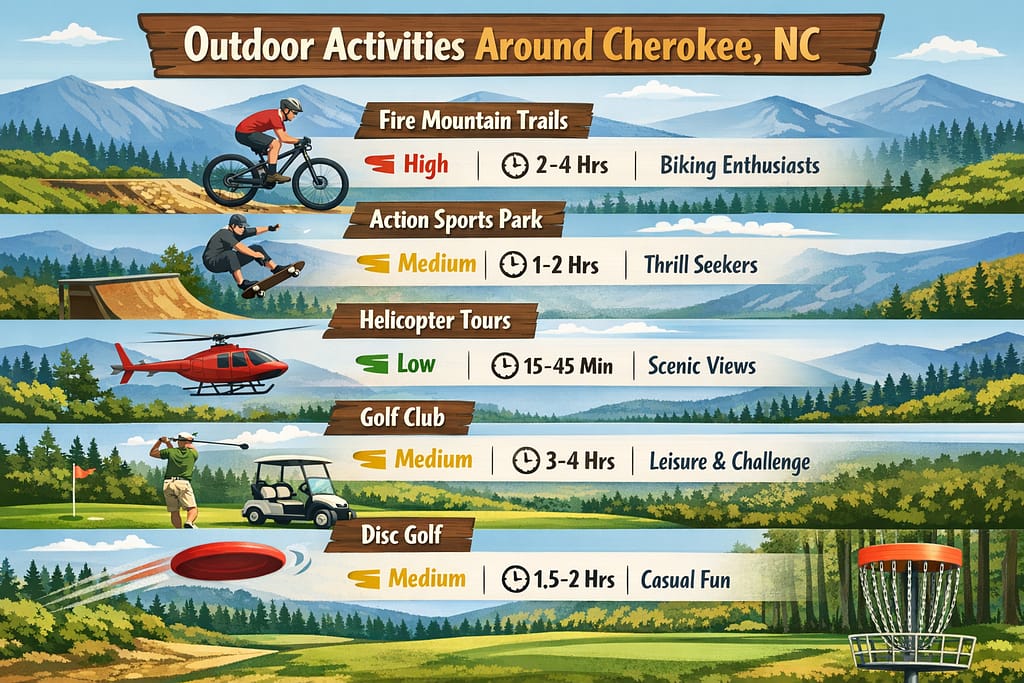 Cherokee North Carolina Activities for Adults