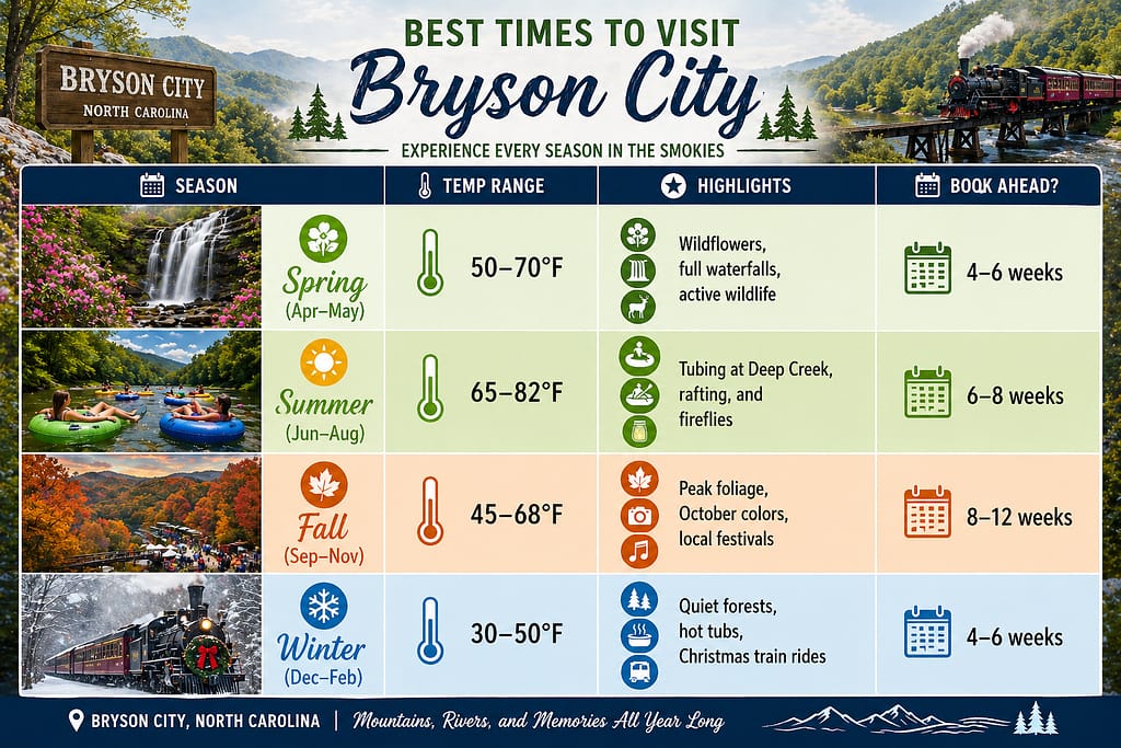 Luxury Safari Tents Bryson City: Seasonal Guide and Best Time to Visit