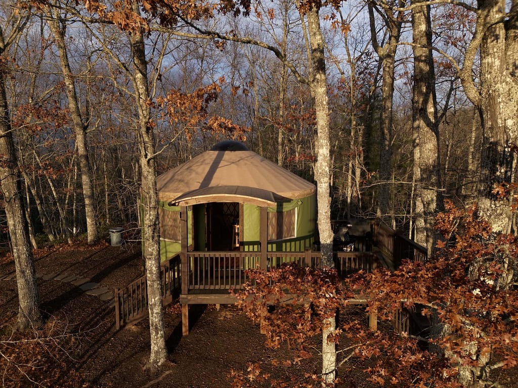 Sky Ridge Yurts: Mountain Ridgeline Glamping Near Bryson City