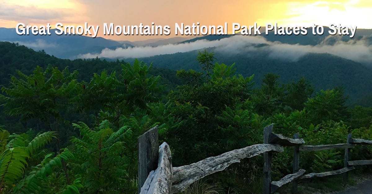 Great Smoky Mountains National Park Places to Stay