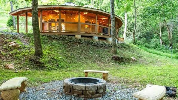 Where to Stay Near Soco Falls: Elk Hollow Resort in Bryson City