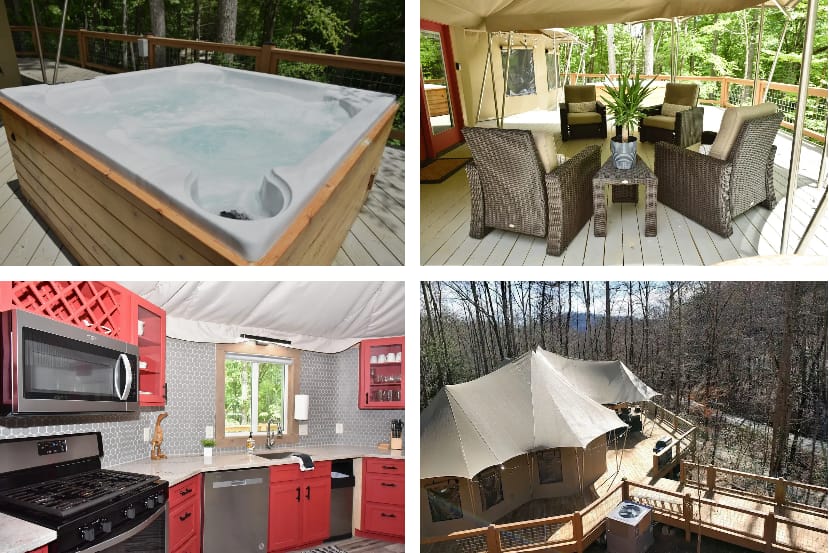 Foxfire: Luxury Two-Bedroom Safari Tent for Couples Traveling Together
