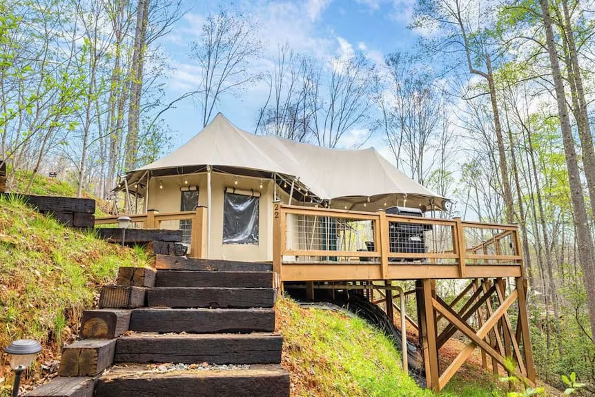 Deep Creek Area Safari Canvas Tent: Best Budget Couples Safari Tent